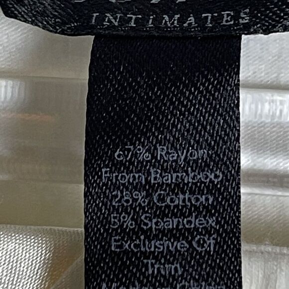 Soma Intimates Shirt Women's Size L Ivory Short‎ Sleeve Soft - Picture 5 of 5